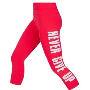 LORNA JANE Never Give Up Capri Leggings